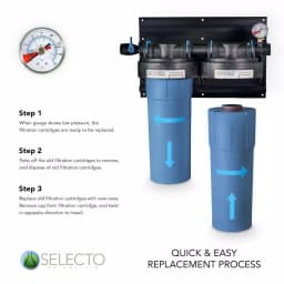 Selecto SuperPlus 14 in. Whole House Ultra-Filtration Water Filter System thumbnail 5
