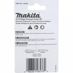 Makita ImpactX #2 Phillips 1 in. S2 Steel Impact Rated Drywall Insert Bits (25-Pack) thumbnail 4