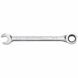 GearWrench 9/16 in. Combination Ratcheting Wrench, 12-Point, Chrome Finish thumbnail 1