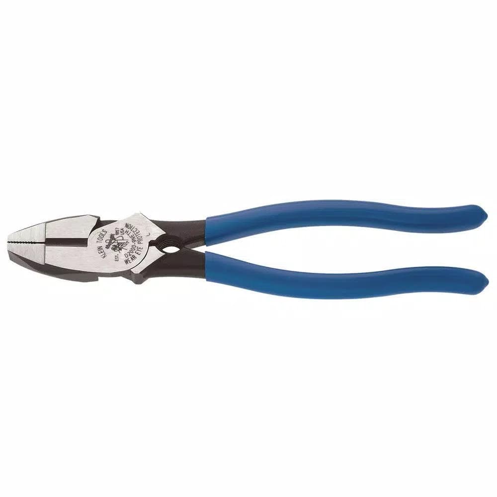 Klein Tools 9 in. 2000 Series High-Leverage Lineman's Side Cutting Pliers