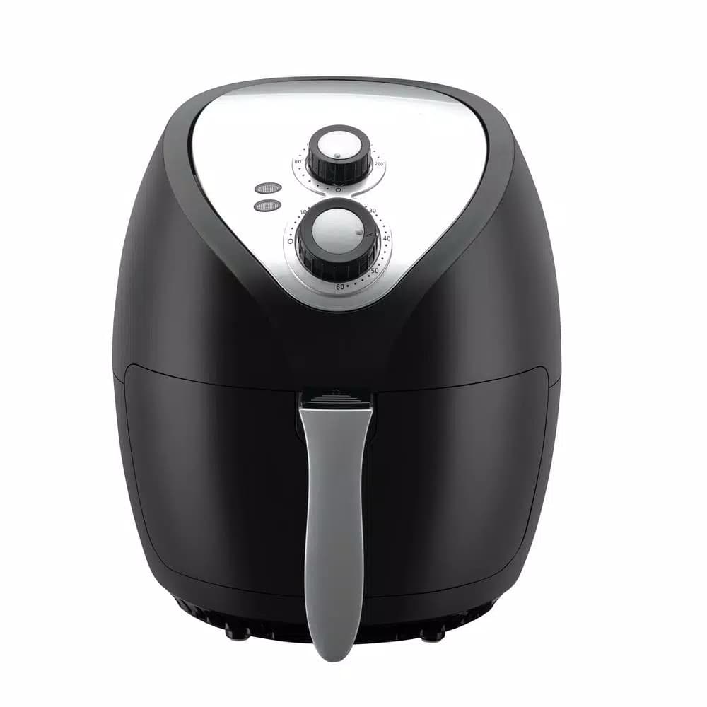 Emerald 1811 4.2 Qt. Black Air Fryer with Rapid Air Technology, 1400W
