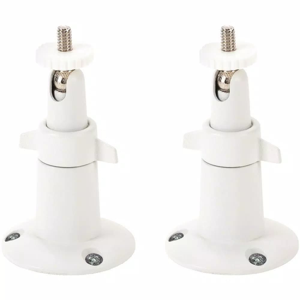 Wasserstein White Security Wall Mount for Arlo, Arlo Pro, and Arlo Ultra (6-Pack)