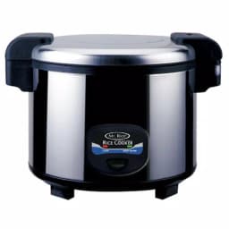 SPT 35-Cup Stainless Steel Rice Cooker, 5.7 Qt Commercial Capacity with 3D Heating thumbnail 1