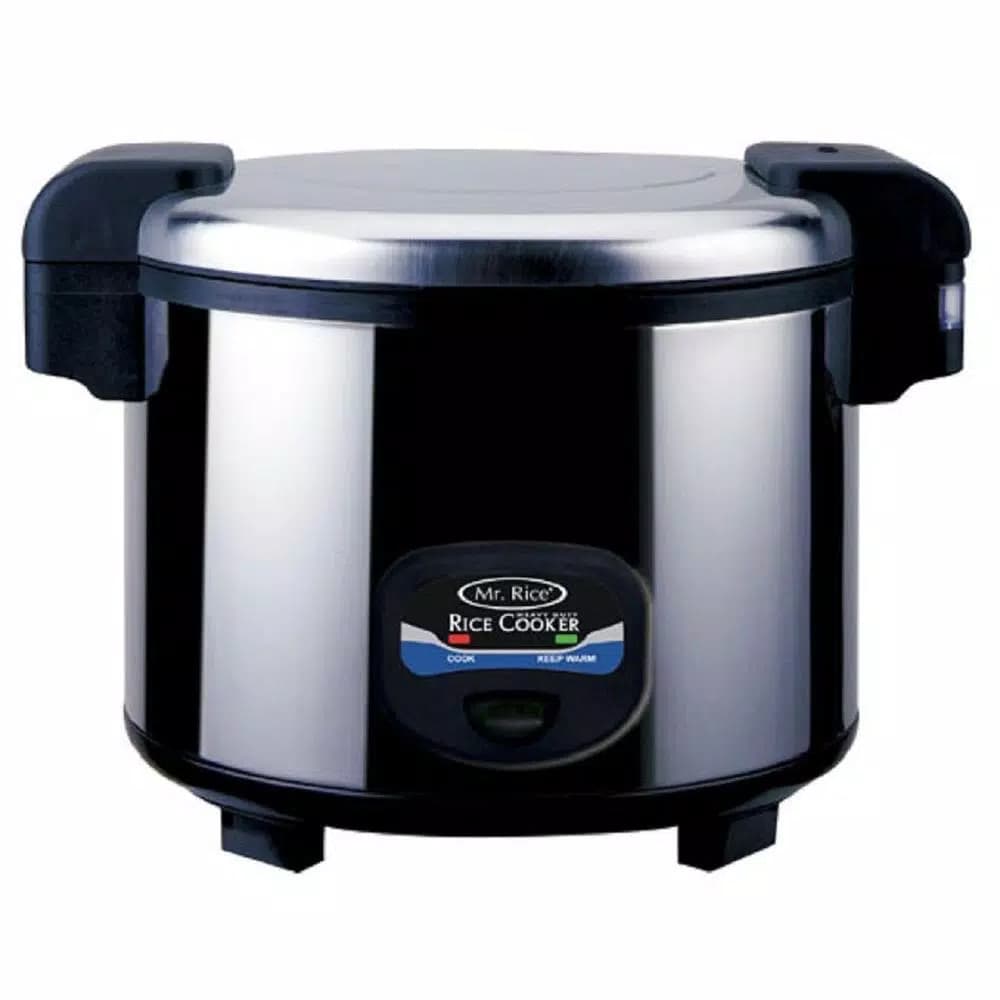 SPT 35-Cup Stainless Steel Rice Cooker, 5.7 Qt Commercial Capacity with 3D Heating
