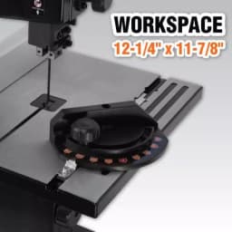 WEN 9 in. Benchtop Band Saw, 2.5 Amp, 1/3 HP Corded Vertical Band Saw thumbnail 2