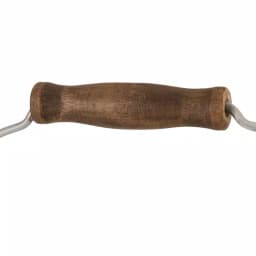 Glitzhome 13 in. Farmhouse Enamel Metal Canister with Wire Handle and Distressed Finish thumbnail 3