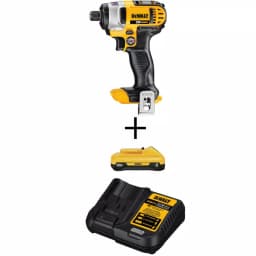 DEWALT 20V MAX Cordless 1/4 in. Impact Driver Kit with 4.0 Ah Battery and Charger thumbnail 1