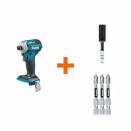 Makita 18V LXT Brushless 4-Speed Impact Driver Kit with ImpactXPS Bit Holder and 3-Pack Power Bits thumbnail 1