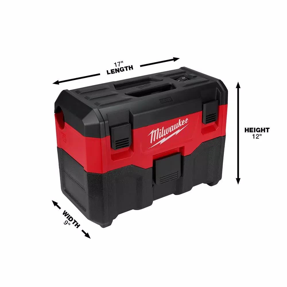 Milwaukee M18 18V Lithium-Ion 2 Gal. Cordless Wet/Dry Vacuum (Tool-Only)