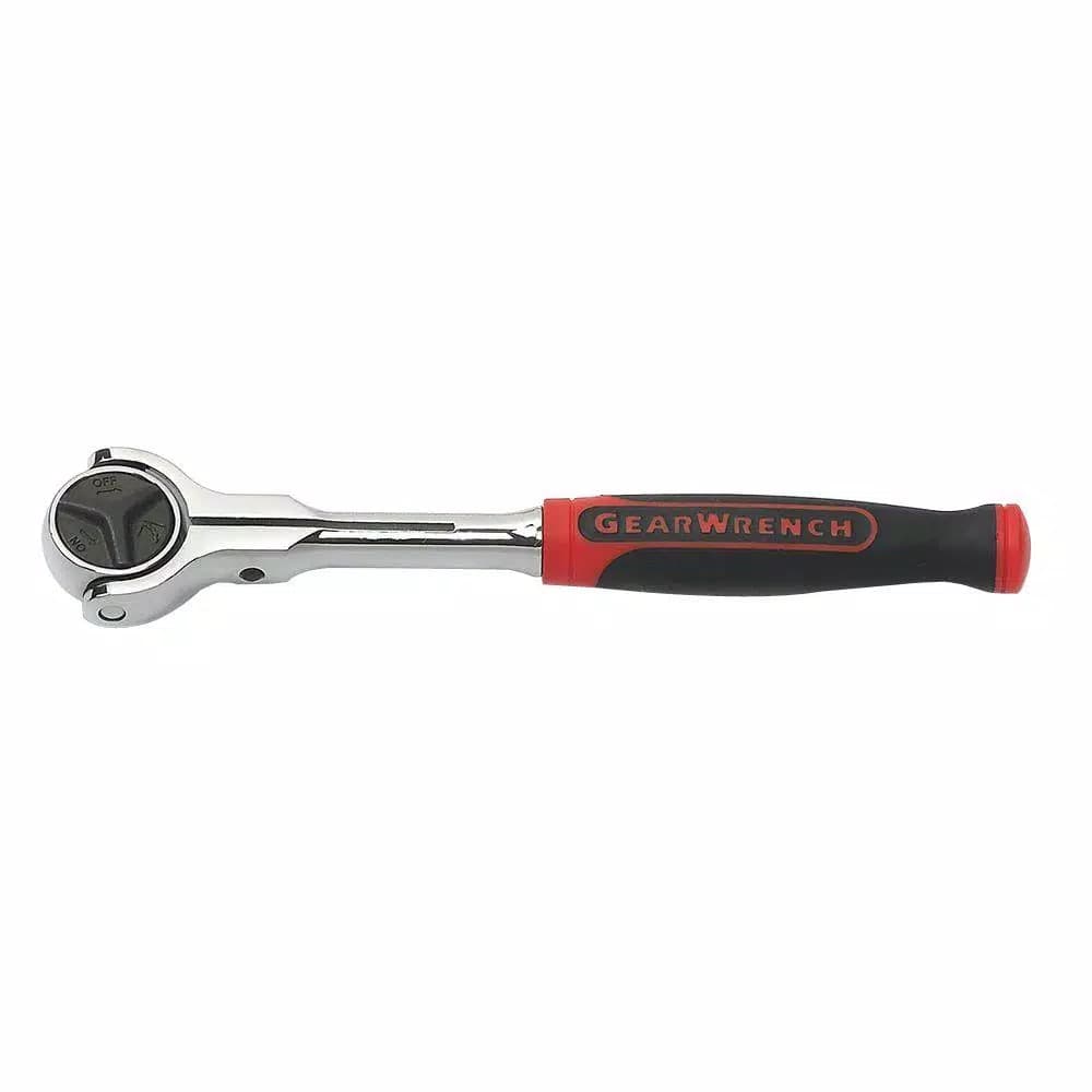 GearWrench 1/4 in. Drive 72-Tooth Roto Ratchet with Cushion Grip
