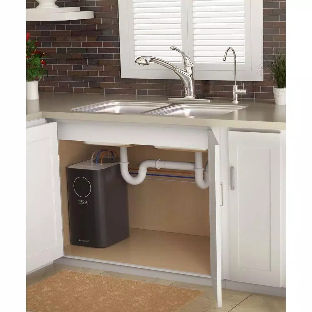 Brondell H2O+ Circle Reverse Osmosis Water Filtration System - 4-Stage High Efficiency
