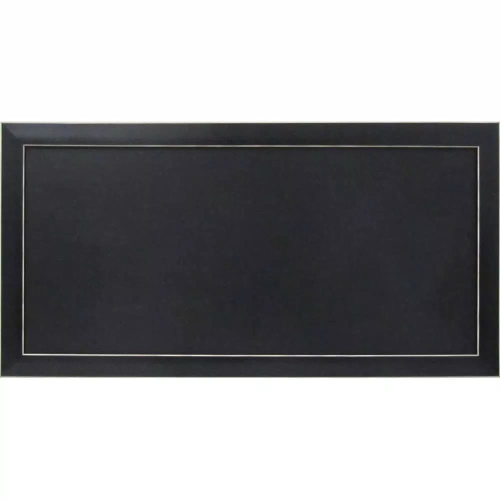 DesignOvation Wyeth Framed Magnetic Chalkboard Memo Board, 13 x 26 in.