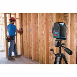 Bosch GCL 2-160 S Self-Leveling Cross-Line Laser Level & GLM165-40 165 ft. Laser Measure Combo Kit thumbnail 7