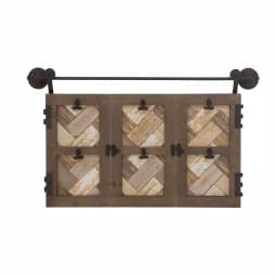 LITTON LANE 6-Opening Matte Brown and Metallic Black Picture Frame, 29 x 17 in. thumbnail 2