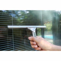 Ettore 12 in. Professional Stainless Steel Window Squeegee with Replaceable Rubber Blade thumbnail 3