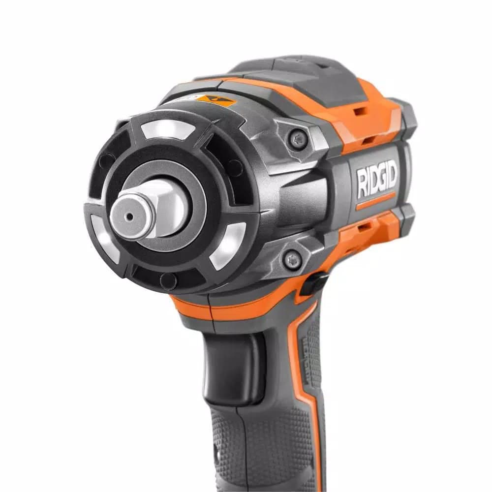 RIDGID 18V OCTANE Brushless 1/2 in. Cordless Impact Wrench (Tool Only) with Belt Clip