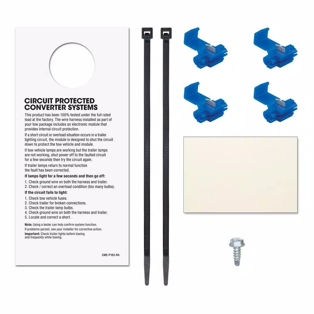 CURT Tail Light Converter - 3-Wire to 2-Wire System Adapter