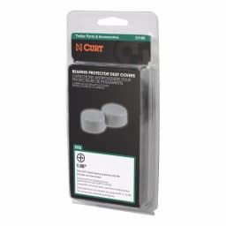 CURT 1.98" Bearing Protector Dust Covers, Gray Plastic (2-Pack) thumbnail 5