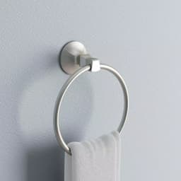 Delta Mandara Brushed Nickel Towel Ring thumbnail 5