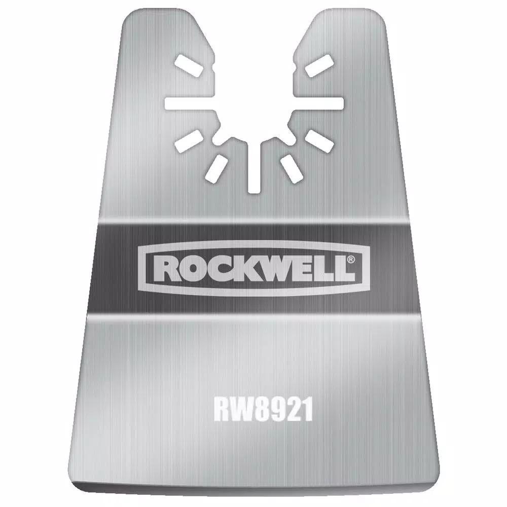 Rockwell Sonicrafter Rigid Scraper Blade, Stainless Steel Oscillating Tool Accessory for Universal Fit Systems