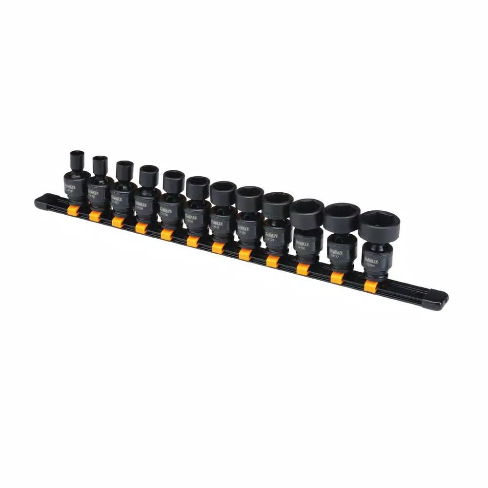 DEWALT 12-Piece 3/8 in. Drive SAE Impact Universal Socket Set with DirectTorque Technology