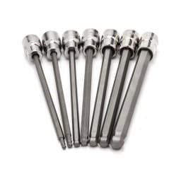 Husky 7-Piece Metric Long Ball End Hex Bit Socket Set, 3/8 in. Drive thumbnail 2
