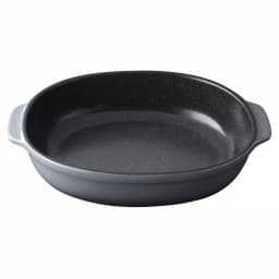 BergHOFF GEM 3-Quart Oval Stoneware Casserole Dish, Non-Stick Enamel Gray Baking Pan thumbnail 1