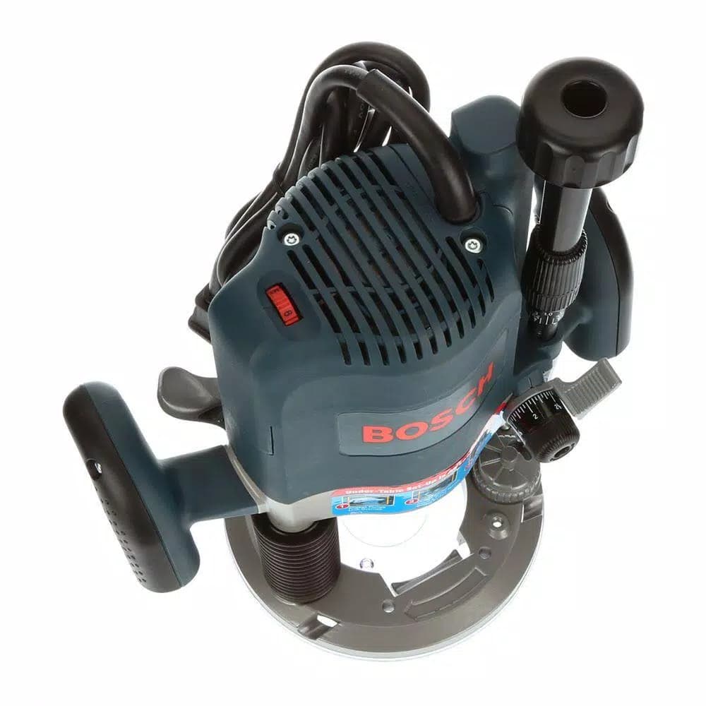 Bosch 15 Amp 3-1/2 in. Corded Variable Speed Plunge Router with Dust Collection