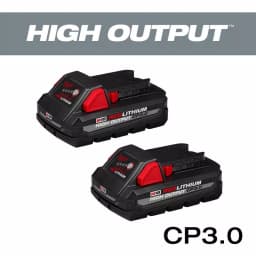 Milwaukee M18 REDLITHIUM HIGH OUTPUT CP 3.0Ah 18V Lithium-Ion Battery Pack (2-Pack) thumbnail 1