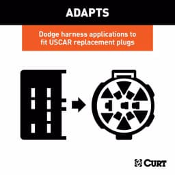 CURT Dodge Factory Harness Adapter to USCAR Socket thumbnail 6