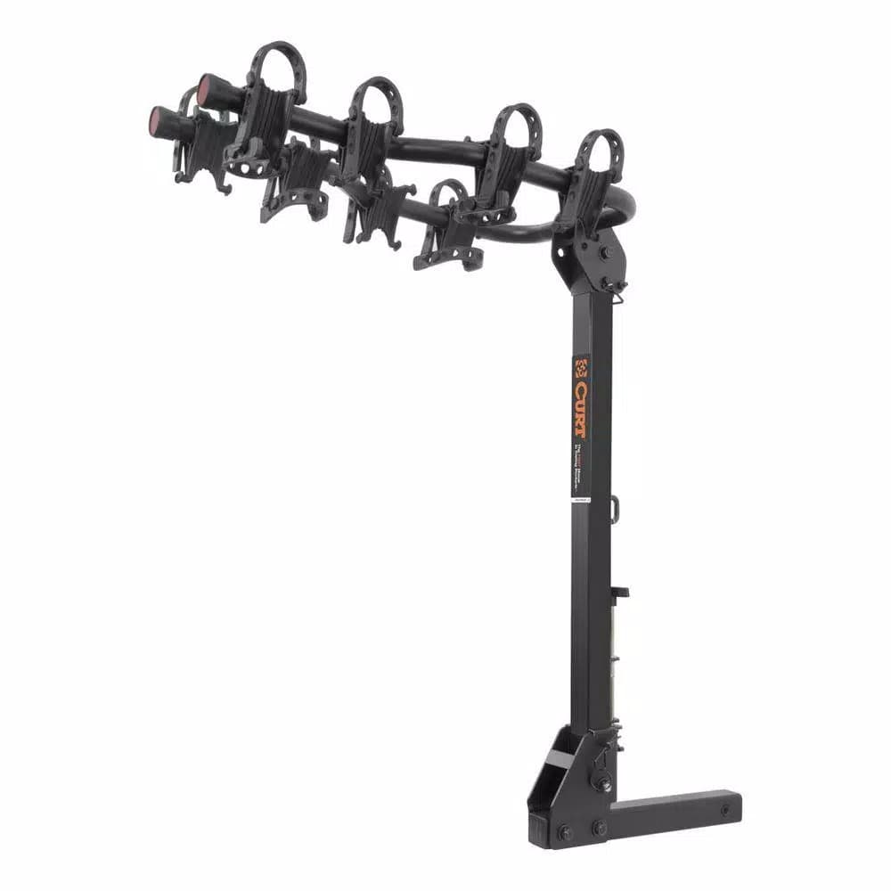 CURT Premium 4-Bike Hitch Mounted Bike Rack with Tapered Arms
