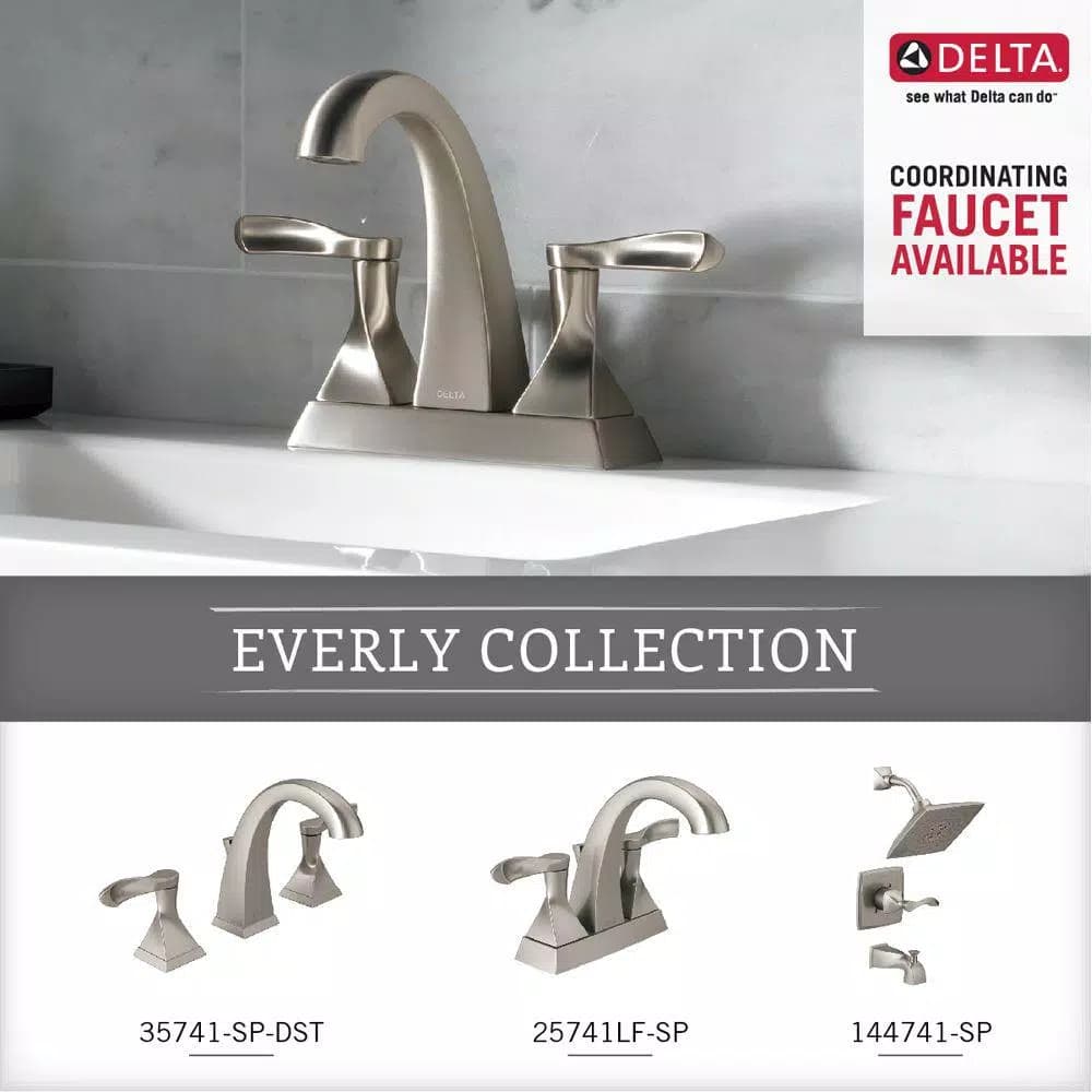 Delta Everly 3-Piece Towel Hook Set, SpotShield Brushed Nickel