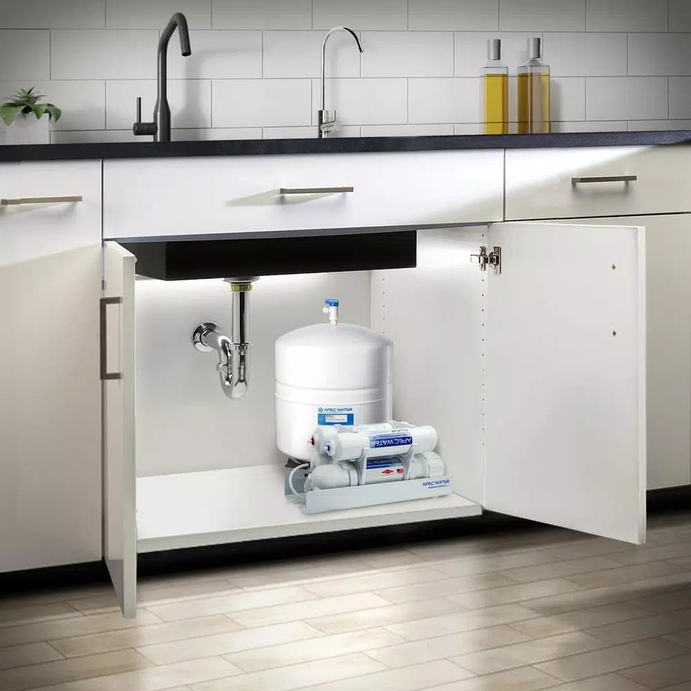 APEC Water Systems APEC RO-QUICK90 4-Stage Under-Sink Reverse Osmosis Drinking Water Filtration System