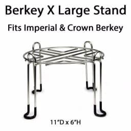 Berkey Extra Large Water Filter Stand - Polished Stainless Steel thumbnail 2