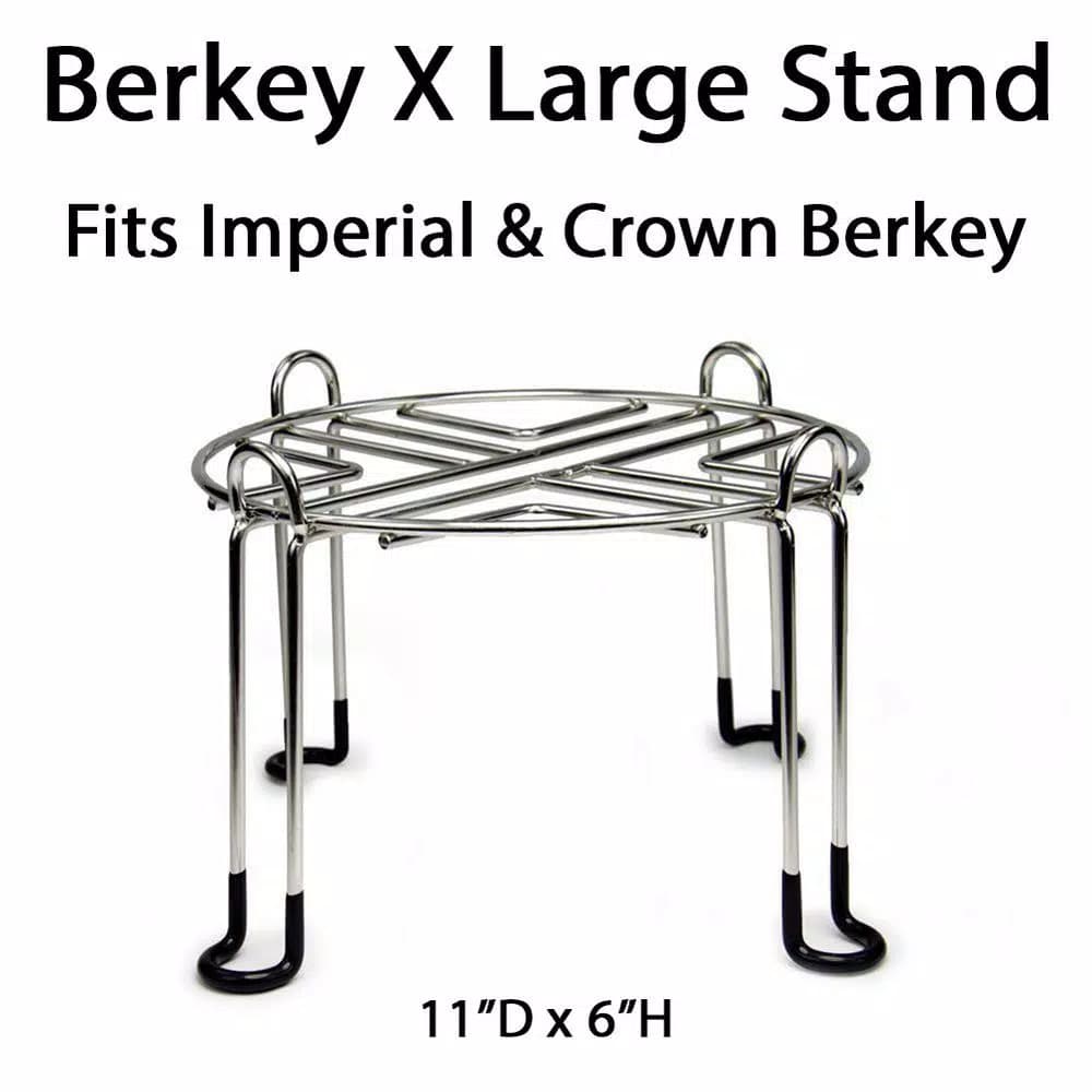 Berkey Extra Large Water Filter Stand - Polished Stainless Steel