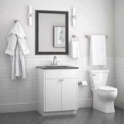Delta Portwood Double Prong Towel and Robe Hook in SpotShield Brushed Nickel thumbnail 3