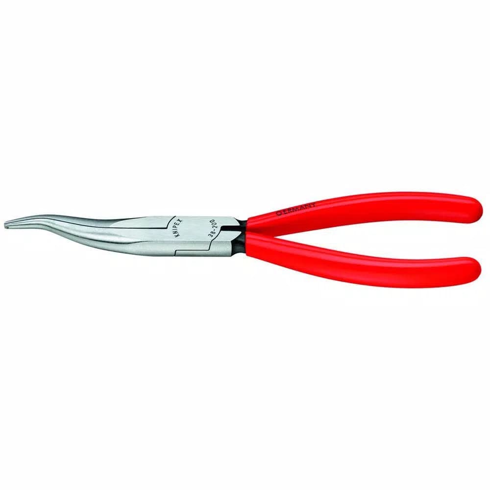 KNIPEX 8 in. S-Shape Long Nose Pliers with Bent Nose for Tight Spaces