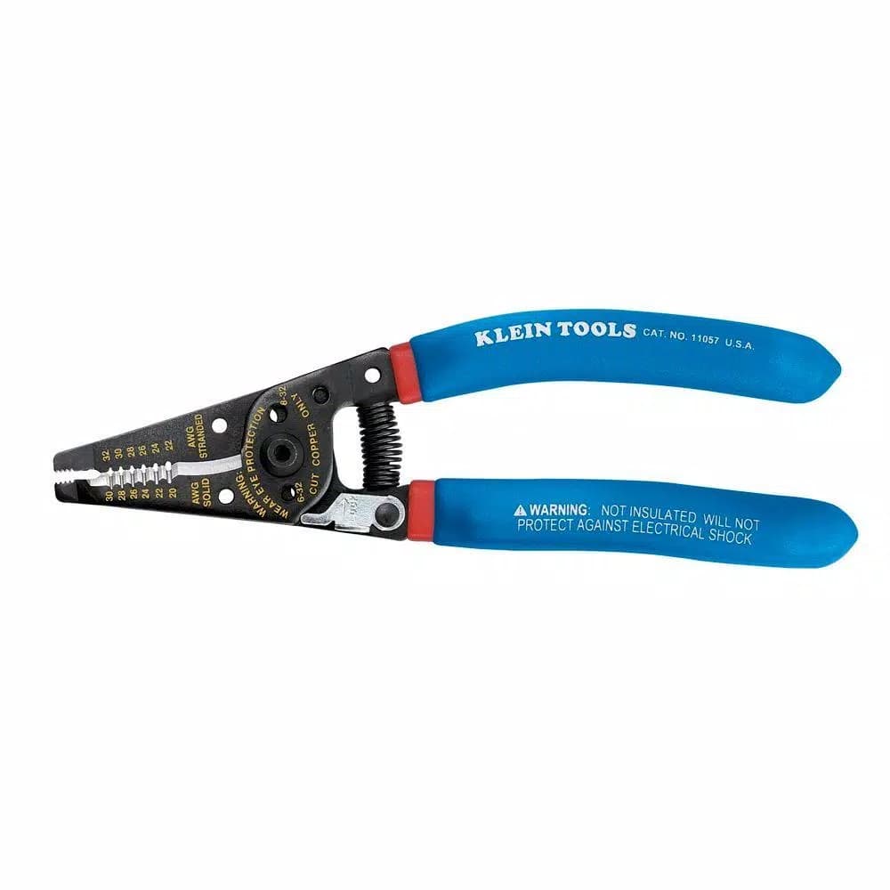 Klein Tools Klein-Kurve 7-1/8 in. Wire Stripper and Cutter for 20-30 AWG Solid & 22-32 AWG Stranded Wire