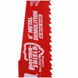 DIABLO Bi-Metal Reciprocating Saw Blade Set for Nail-Embedded Wood and Metal Cutting, 6-Piece thumbnail 4