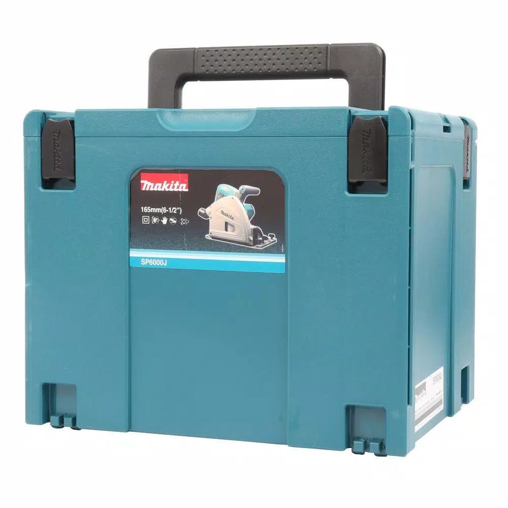 Makita 12 Amp 6-1/2 in. Plunge Circular Saw Bundle with (2) 55 in. Guide Rails and Clamp