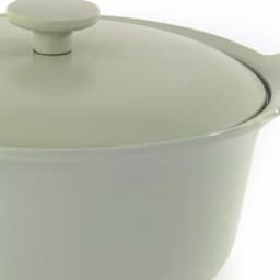 BergHOFF Ron 4.4 Qt. Cast Iron Stock Pot with Lid, Green thumbnail 2