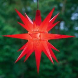 Kringle Traditions 14 in. Red Illuminated LED Moravian Star Holiday Decoration thumbnail 2