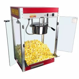 Paragon Theater Pop 8 oz. Red Stainless Steel Countertop Popcorn Machine thumbnail 4