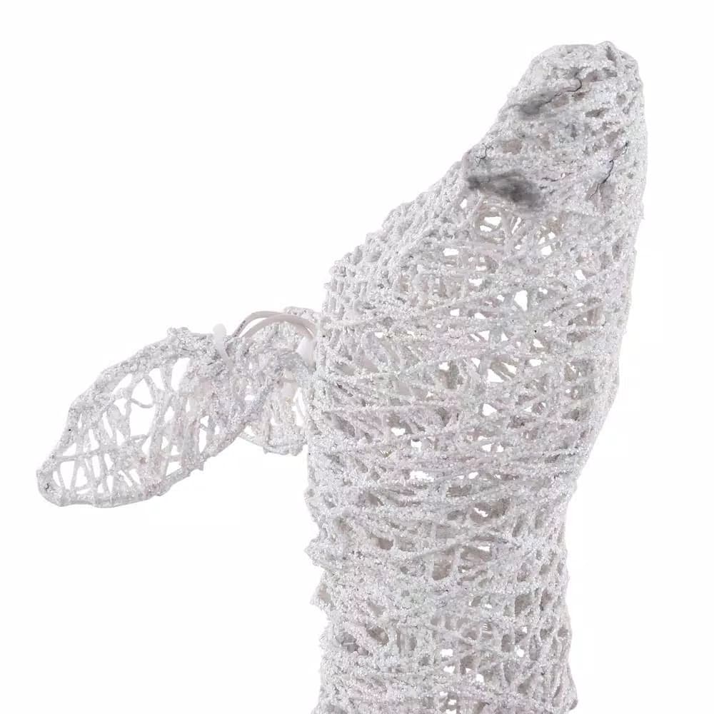 Home Accents Holiday 3 ft LED Lighted White Deer and Doe Set