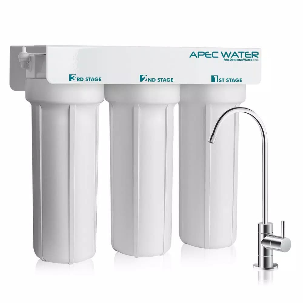 APEC Water Systems WFS-1000 3-Stage Under Counter Water Filtration System