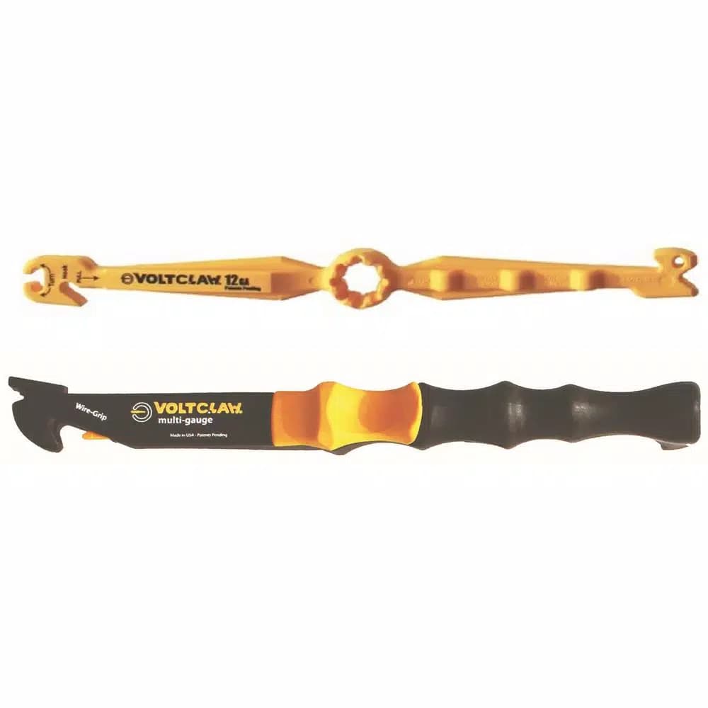 Unbranded Non-Conductive Electrical Wire Pliers Combo-Pack - T-Groove & Multi-Gauge Tools