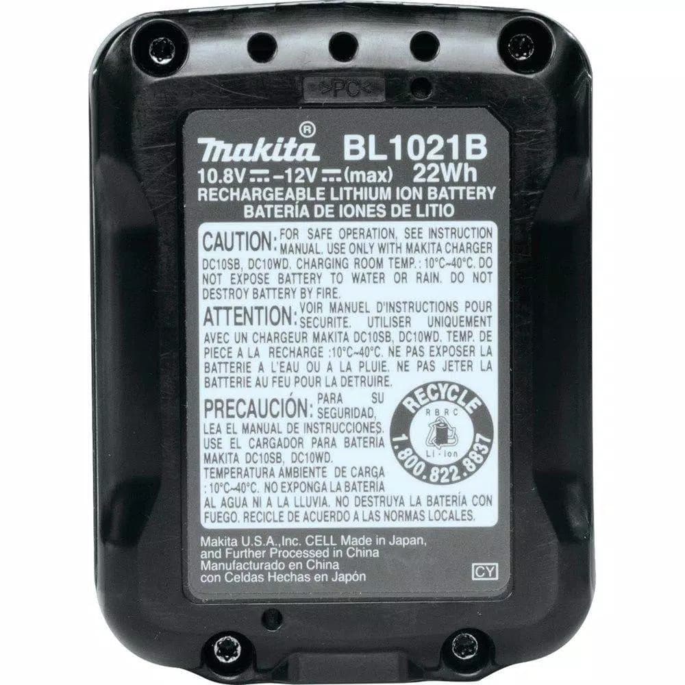 Makita 12V MAX CXT Lithium-Ion 2.0 Ah Compact Battery Pack