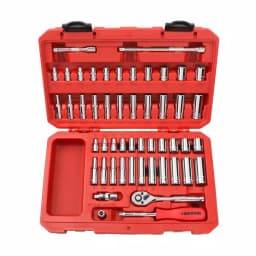 TEKTON 51-Piece 1/4 in. Drive Socket Set, SAE and Metric, Shallow and Deep Lengths thumbnail 1