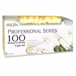 Unbranded Brite Star Professional Series 100-Light Clear Mini String Lights with Green Wire (Set of 2) thumbnail 7