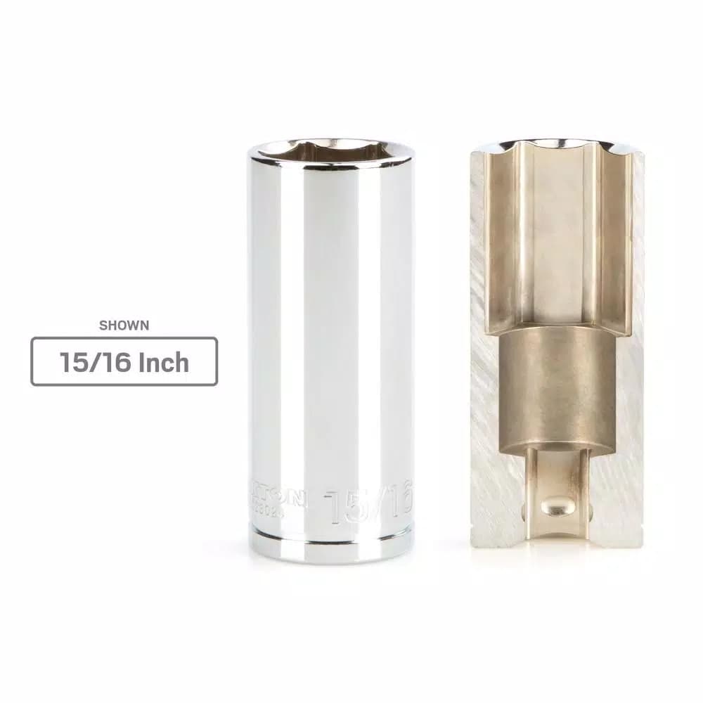 TEKTON 1/2 in. Drive 1-1/16 in. Deep 6-Point Hex Socket